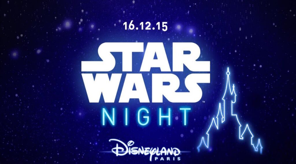 La soirée Star Wars organisée à Disneyland Paris.