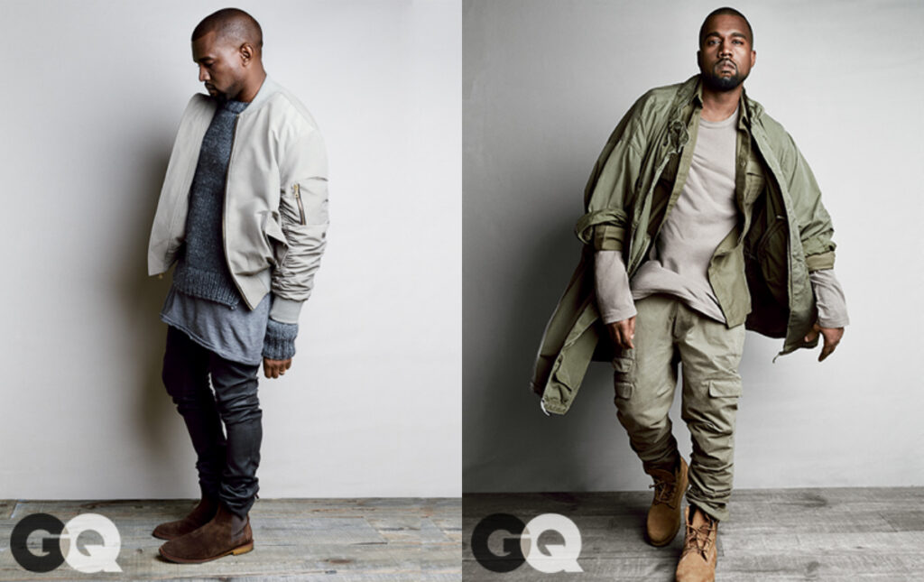 Kanye West réélu, sur GQ, homme le plus stylé de l'année.