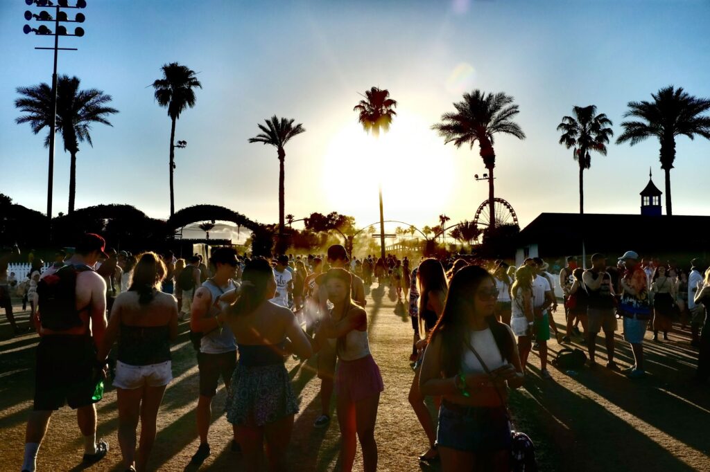Images de la foule du Coachella Music Festival 2015