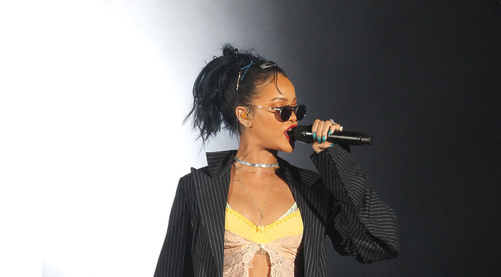 Rihanna en concert le 24 octobre dernier à Los Angeles.