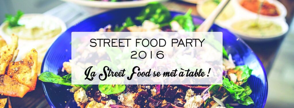 La street food party 2016 au Salon des Miroirs.