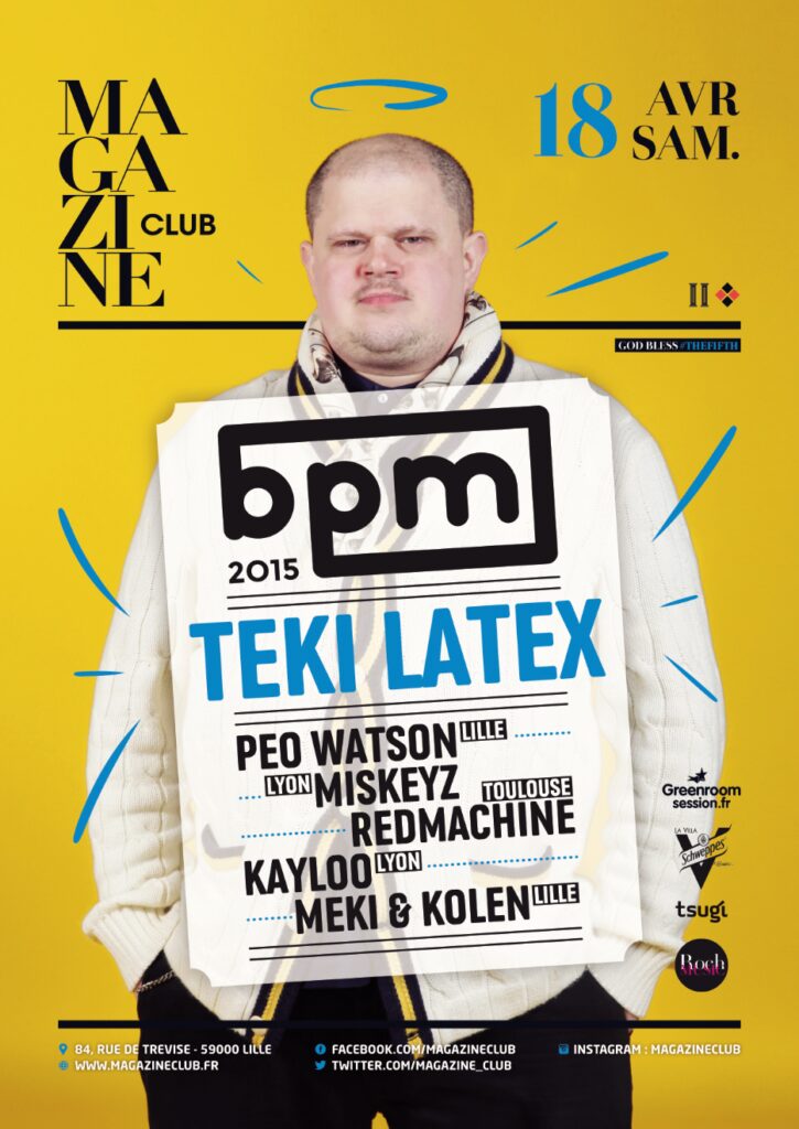 Teki Latex, invité de la 2e sessiondu BPM Contest 2015