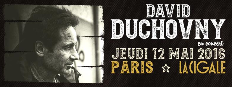 David Duchovny en concert à La Cigale !