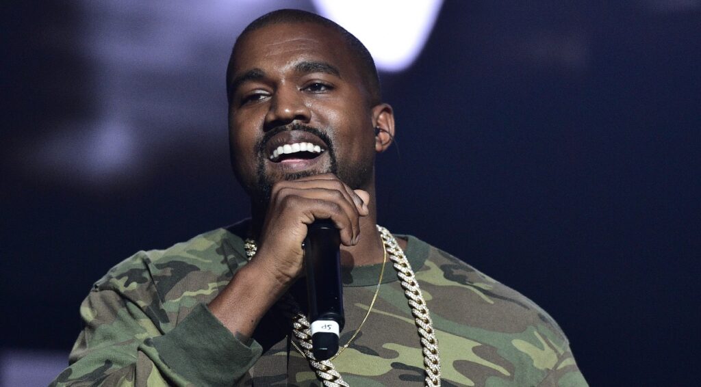 Kanye West en concert à Atlanta, le 25 juillet 2015.