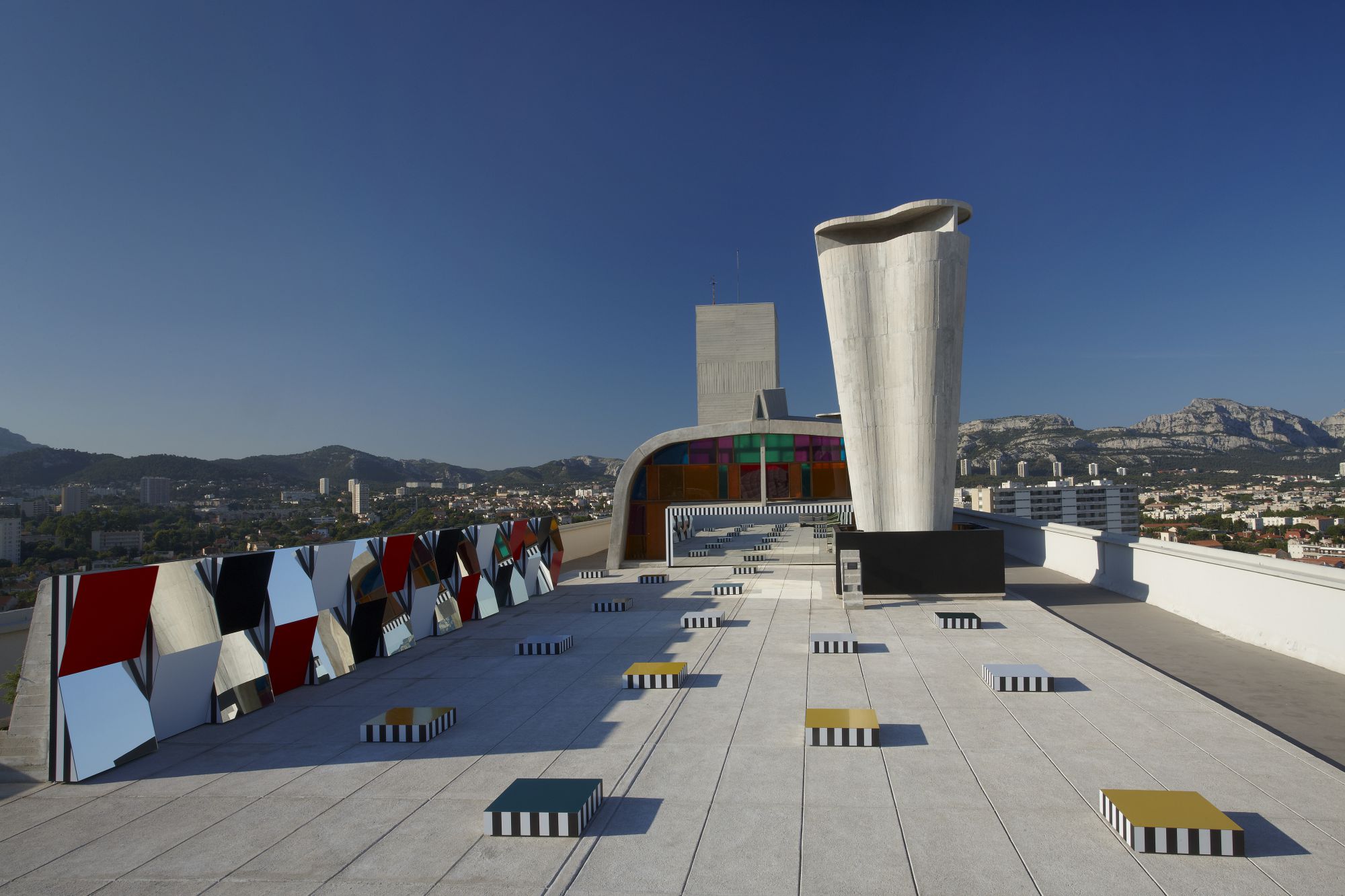 Centre d'art sur le toit de la Cité Radieuse à Marseille