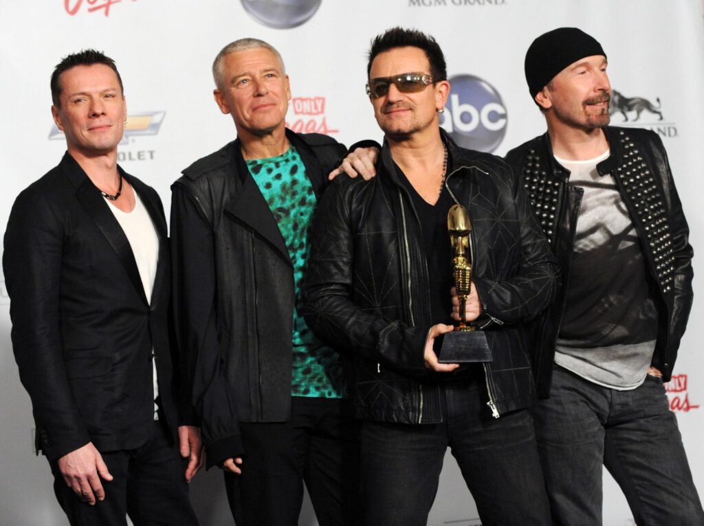 Bono et son groupe U2