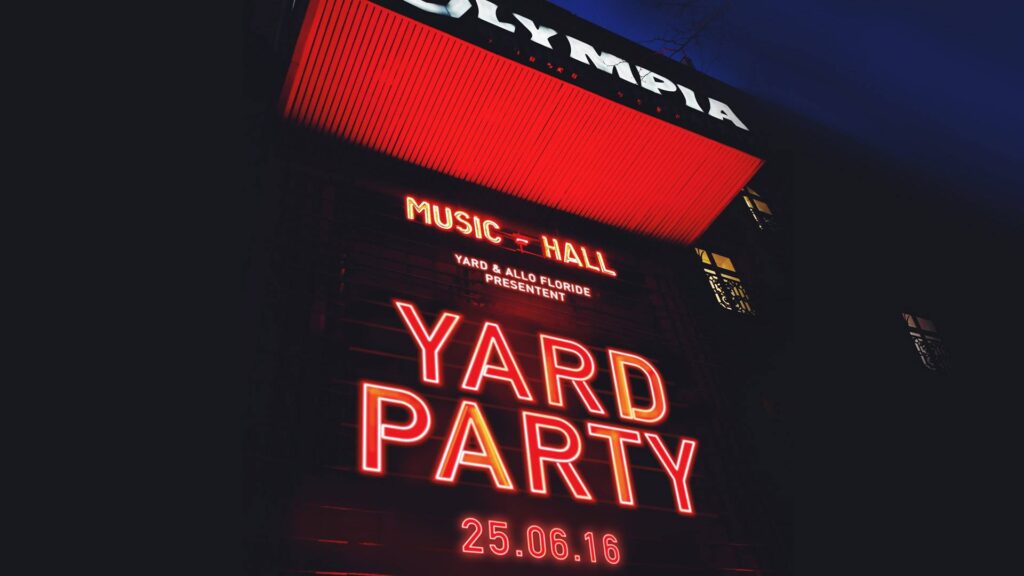 YARD Party à L'Olympia, le 25 juin 2016