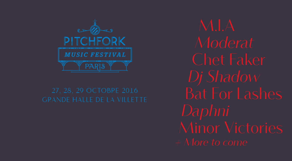 Le Pitchfork Music Festival de Paris annonce ses premiers noms !
