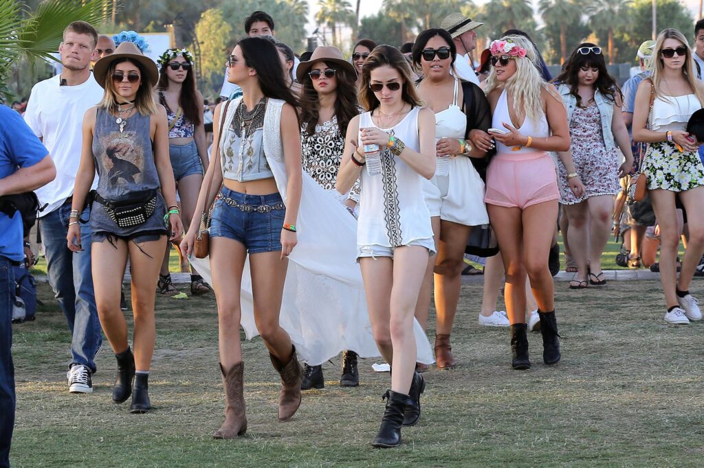 Kendall et Kylie Jenner en festival