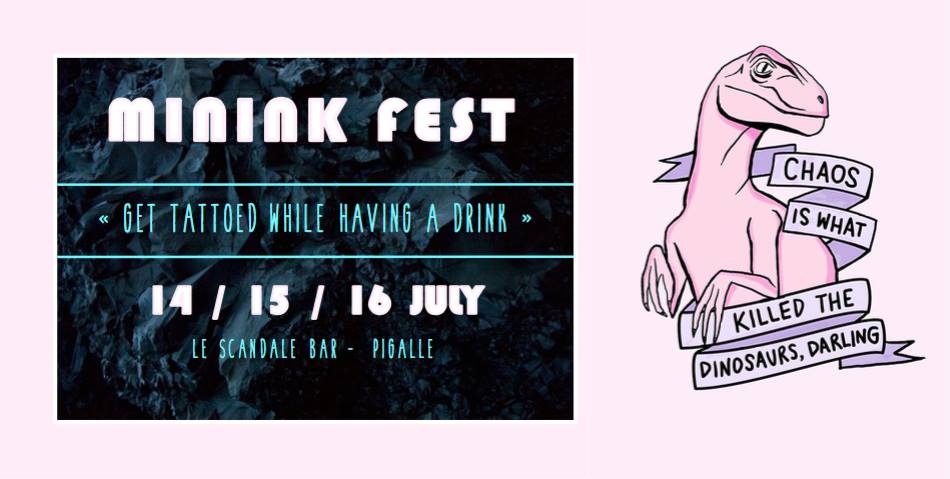 Minink Festival au Scandale Bar, du 14 au 17 juillet 2016