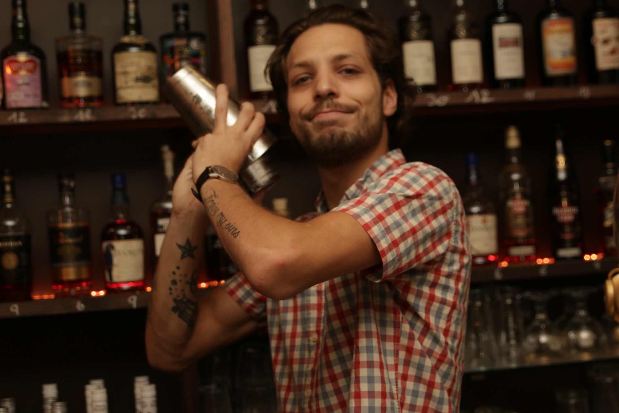 Nicolas, bartender de La Plantation
