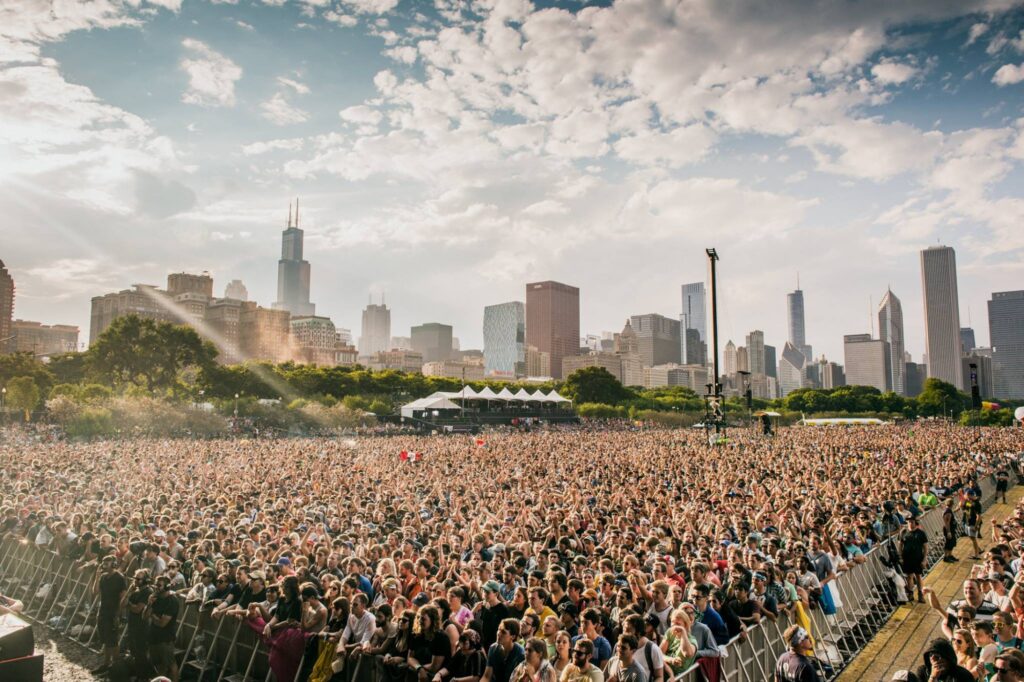 Photo de la dernière édition du Lollapalooza à Chicago