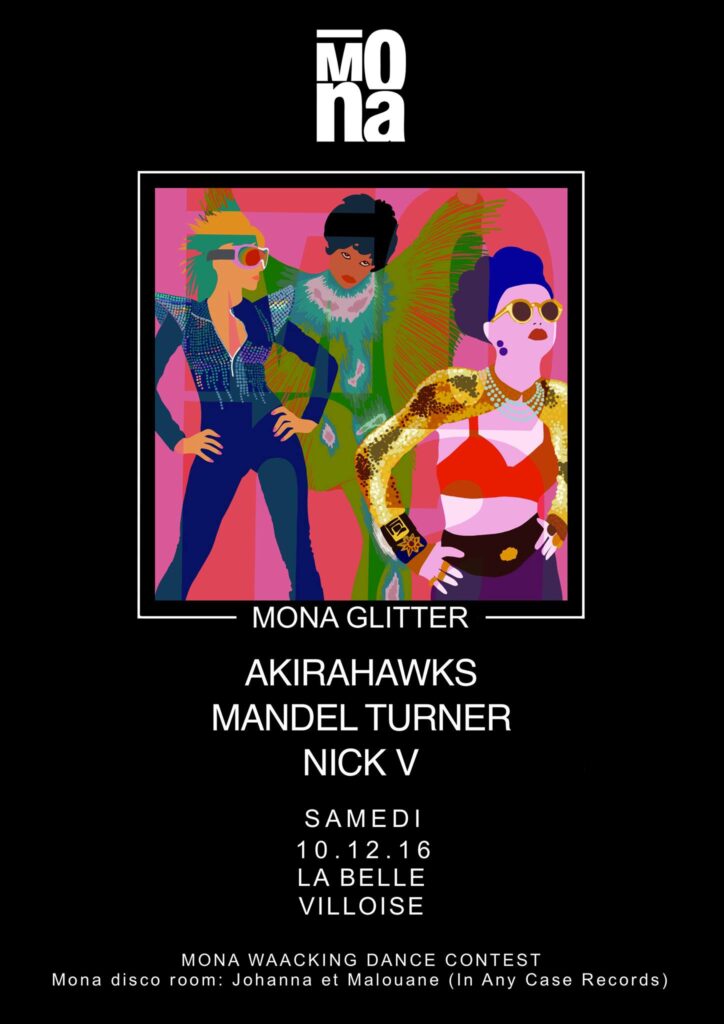 L'affiche de la Mona Glitter
