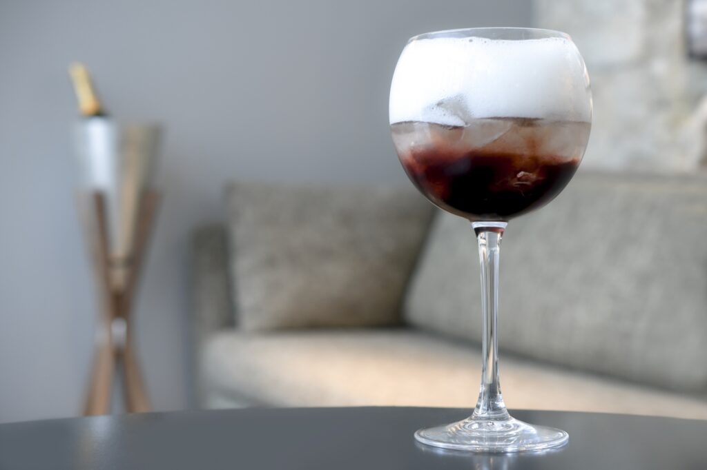 Le cocktail Wintery Bubbles