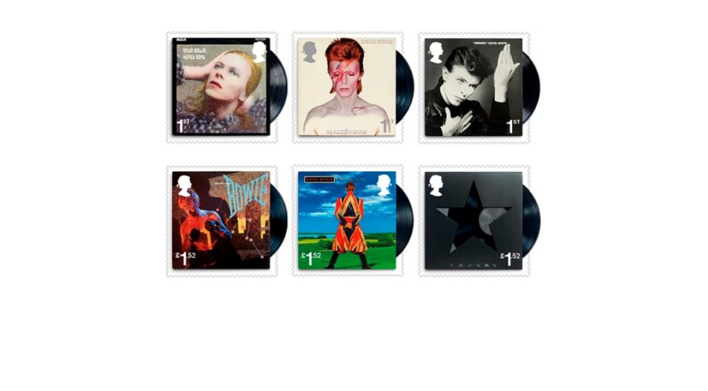 Les timbres David Bowie