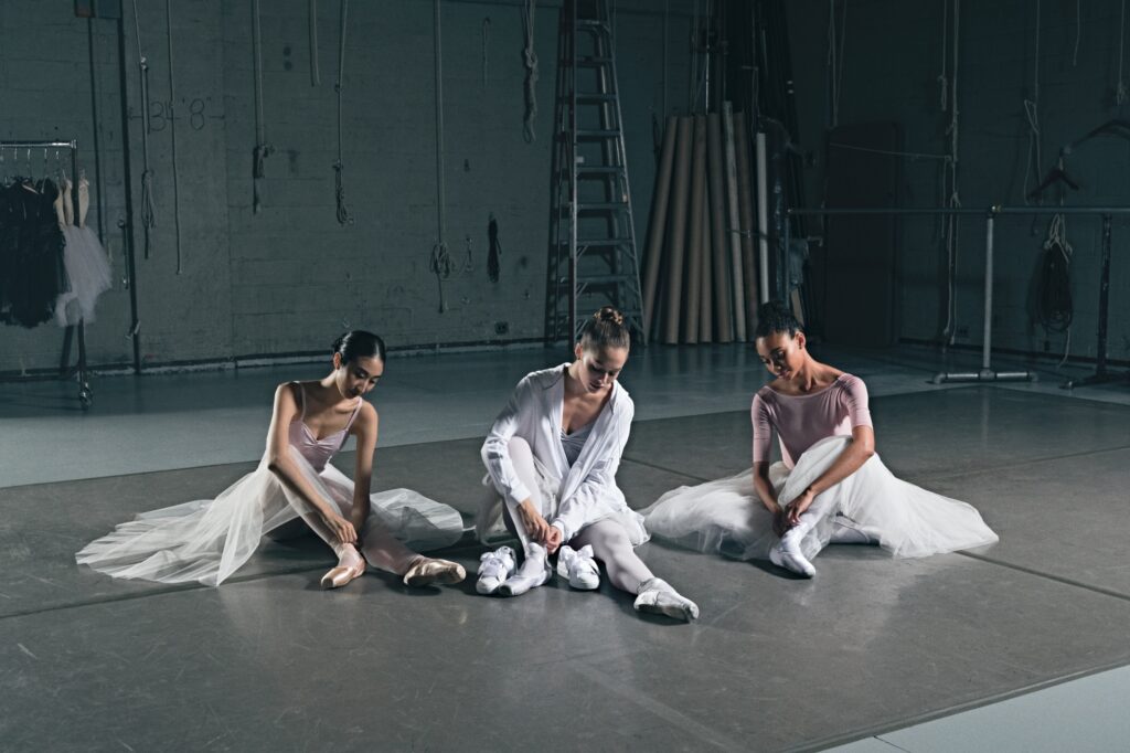Swan Pack avec les danseuses du New York City Ballet
