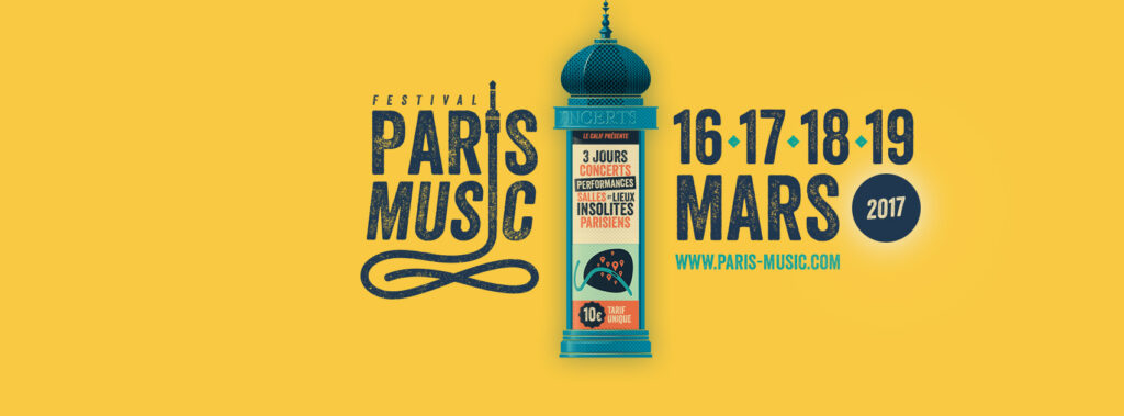 Le Paris Music Festival, du 16 au 19 mars 2017 dans différents lieux à Paris