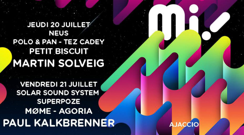 Mi ! Festival les 20 et 21 juillet 2017 au Stade Timizzolu à Ajaccio
