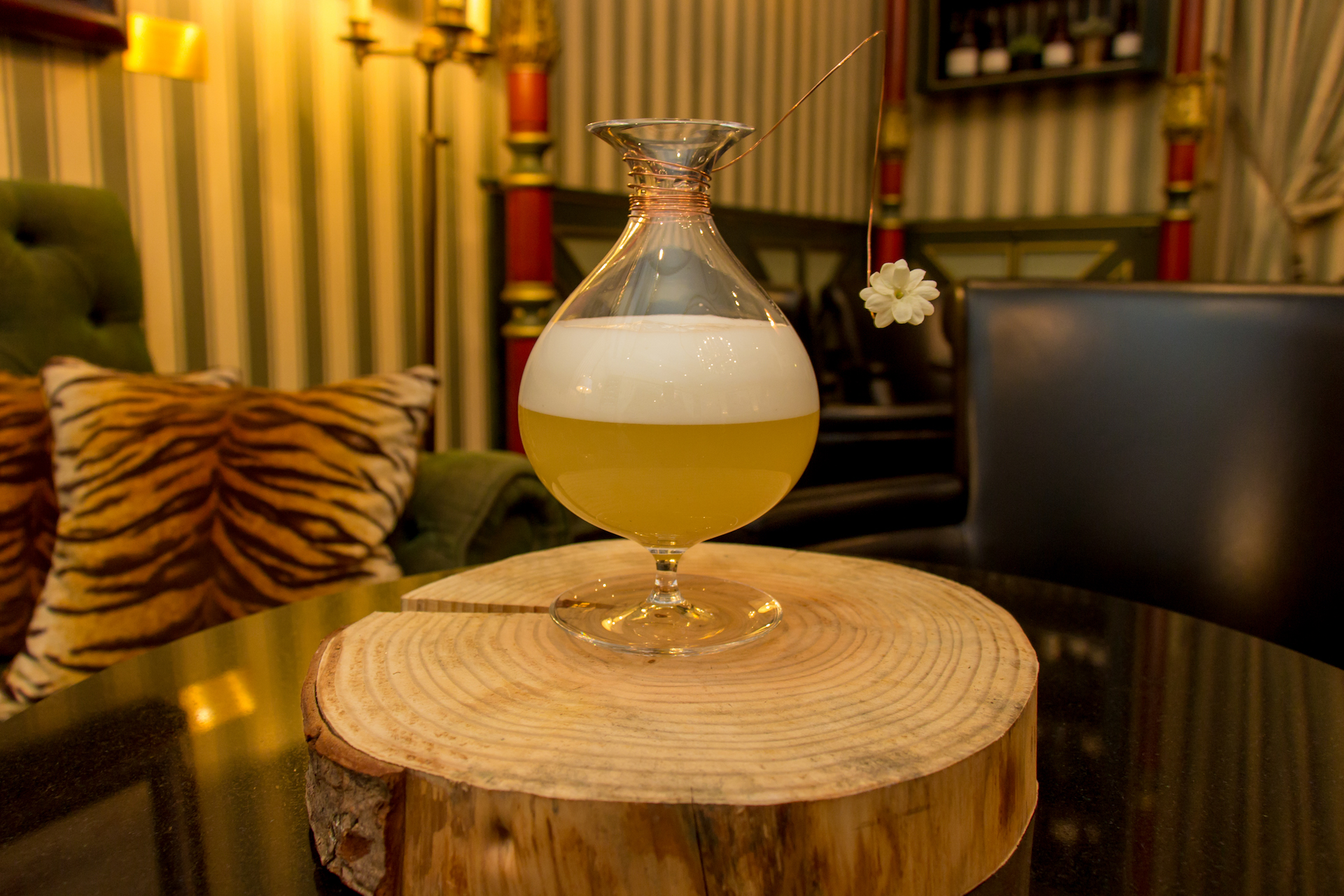 Le cocktail "Bloom" du Bar Botaniste du Shangri-La
