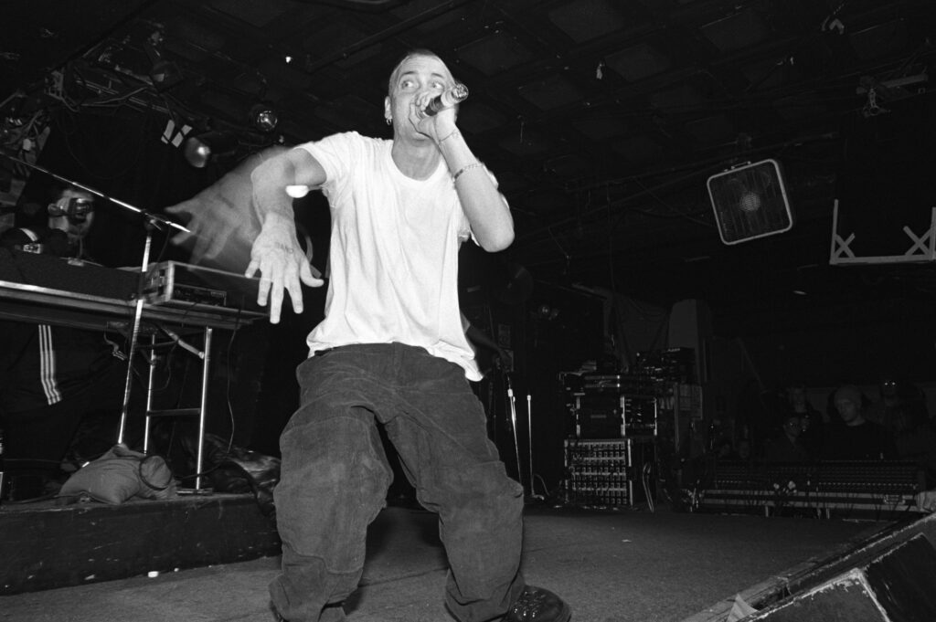 Eminem, en mars 1999 à NYC.