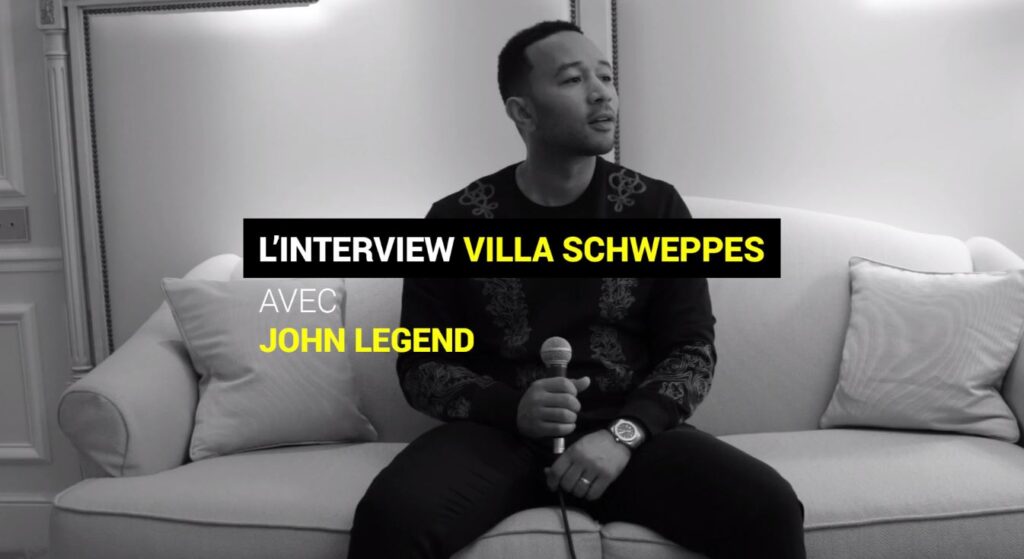 L'interview Villa Schweppes de John Legend