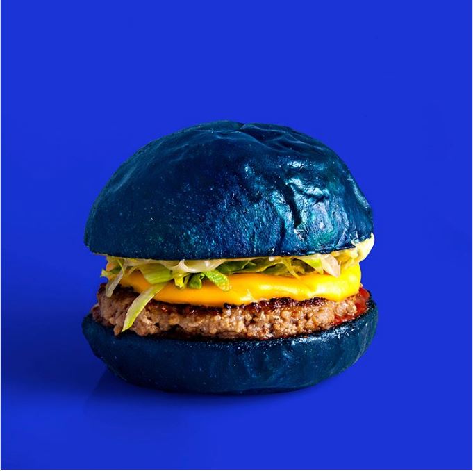 Le burger bleu de Blend