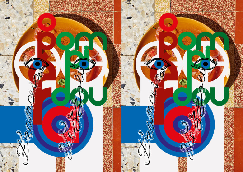 L'affiche de la soirée You × Art × Centre Pompidou - Carte blanche à Francesco Vezzoli