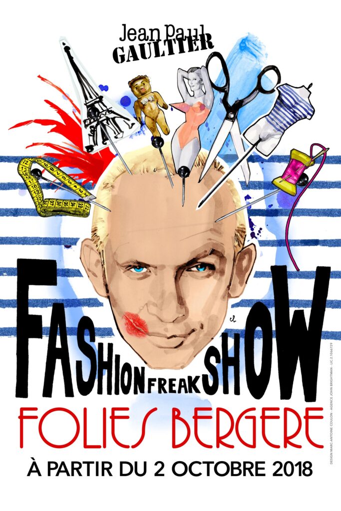 Le Fashion Freak Show de Jean-Paul Gaultier aux Folies Bergères à partir du 2 octobre 2018.