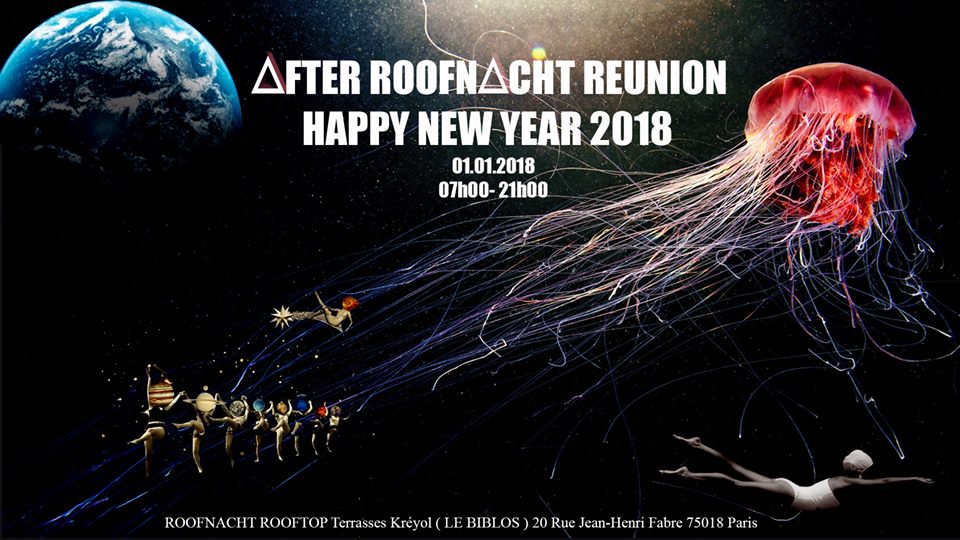 L'after Roof Nacht le 1er janvier 2018