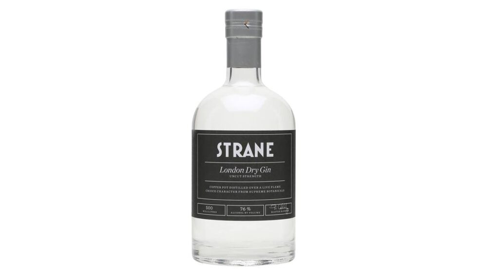 Le gin Strane, le gin plus fort sur le marché