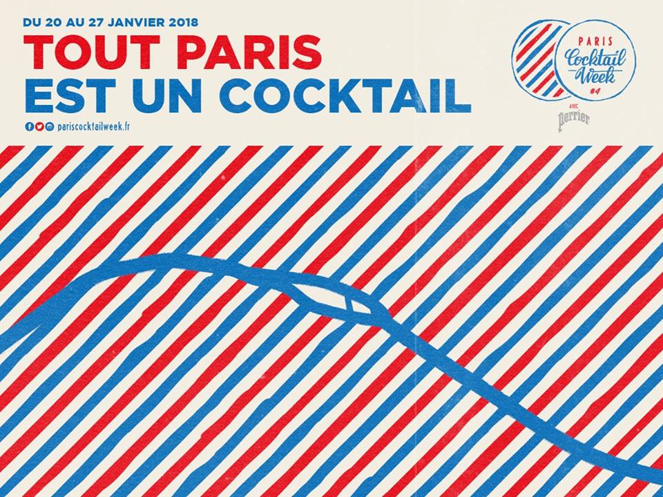 La Paris Cocktail Week du 20 au 27 janvier 2018 dans 75 bars parisiens