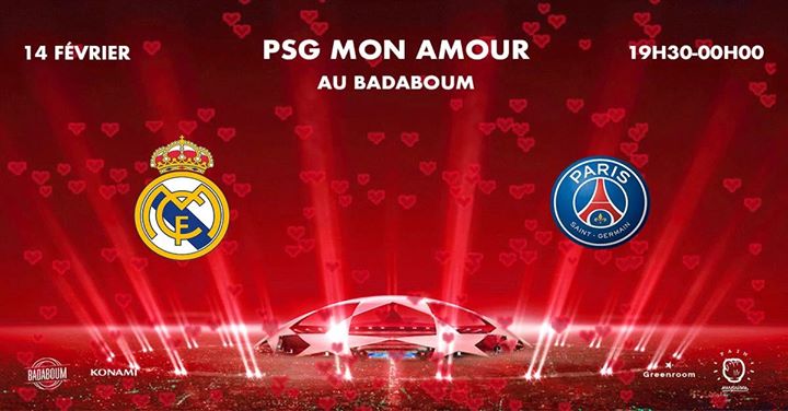 PSG Mon Amour au Badaboum le 14 février 2018