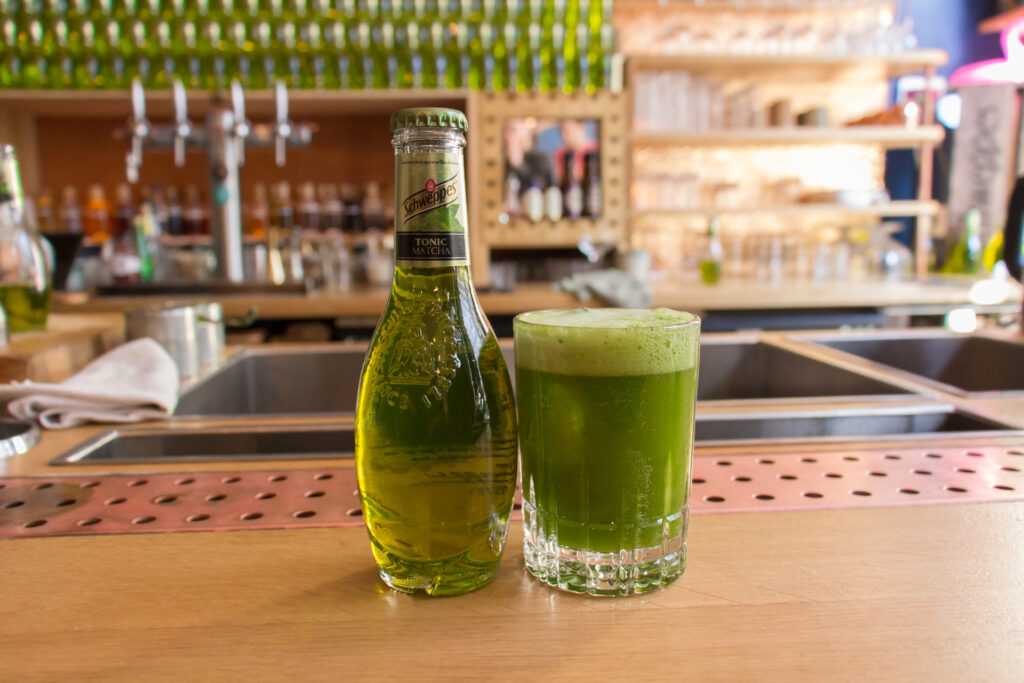 Le cocktail Kaikan Green créé par Shingo Gokan