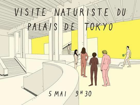 Visite naturiste du Palais de Tokyo