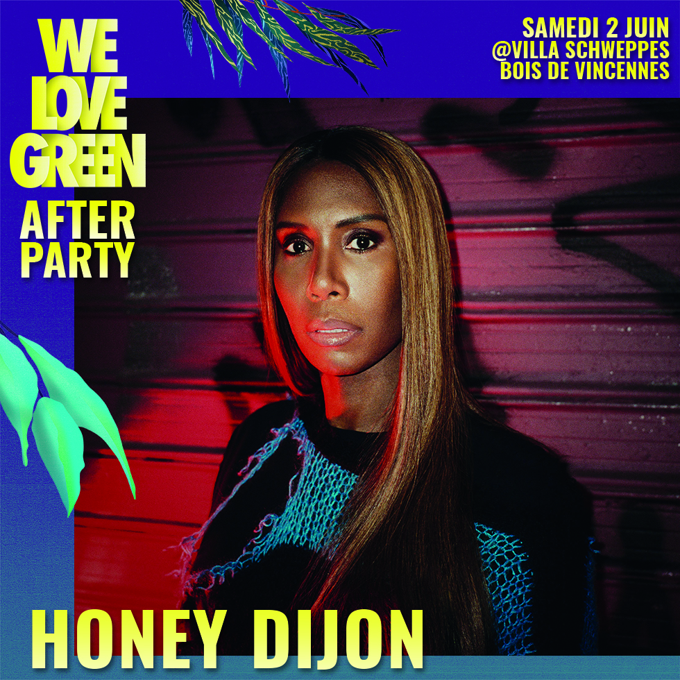 Honey Dijon sera à l'afterparty We Love Green x Villa Schweppes samedi 2 juin 2018