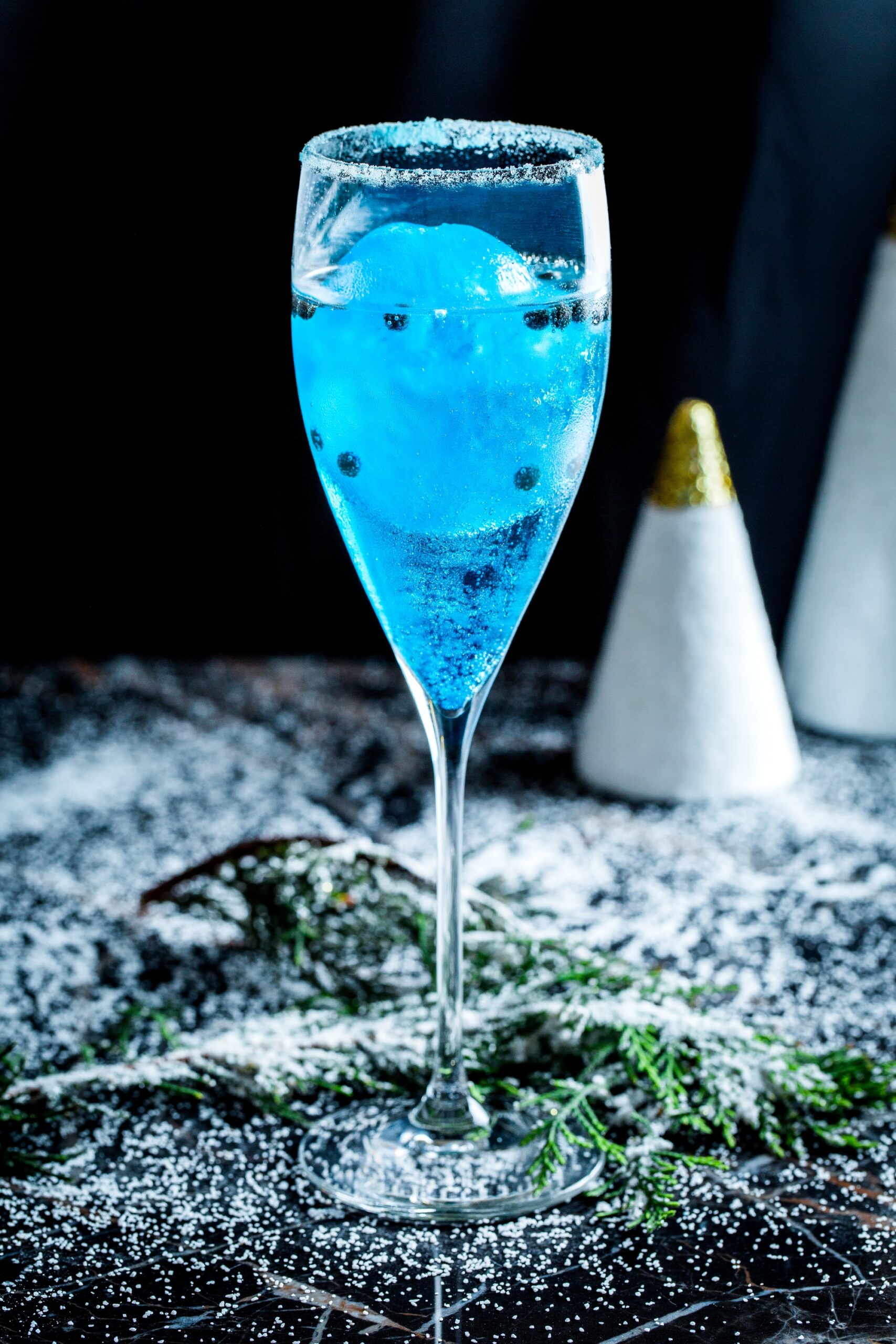 Le cocktail Fizzy Iceberg de l'Hôtel du Collectionneur