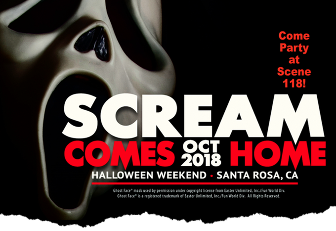 Une fête d'Halloween dans la maison de Scream
