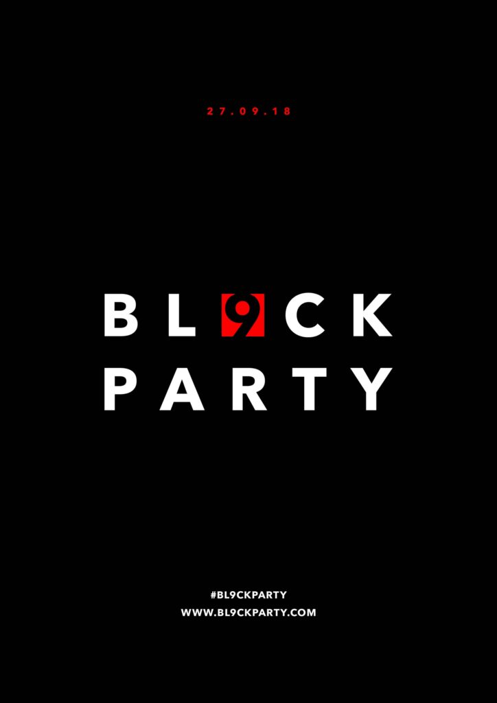 Poster BL9CK PARTY