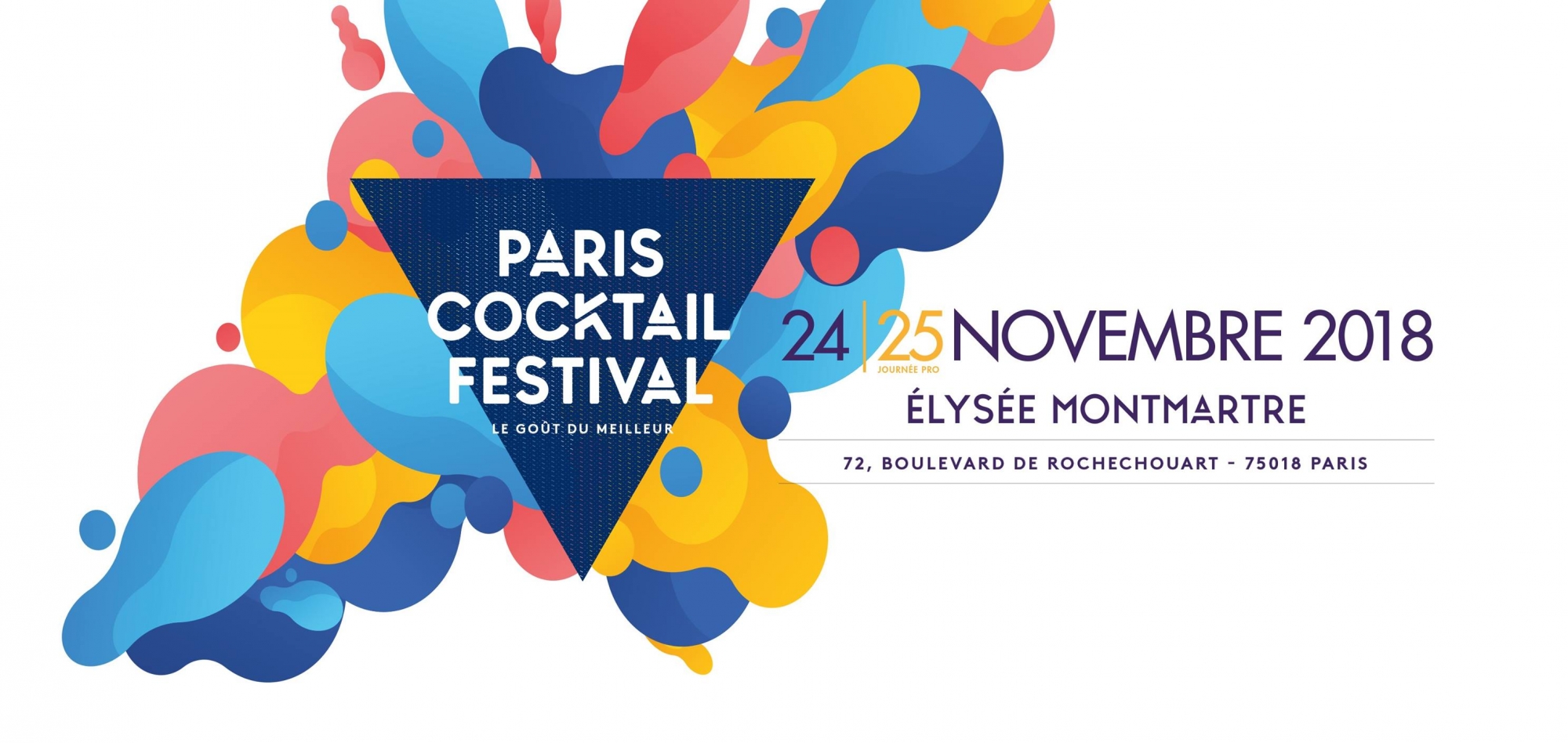 Affiche du Paris Cocktail Festival 2018