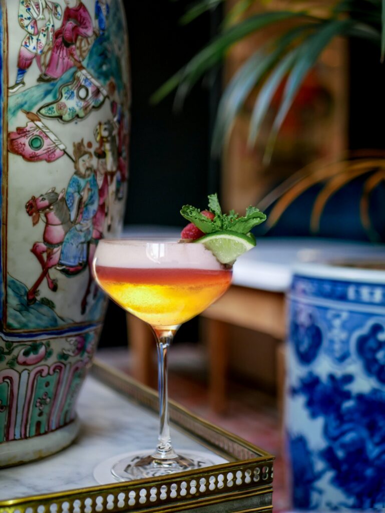 Un cocktail bien frais à la carte du Monte Cristo