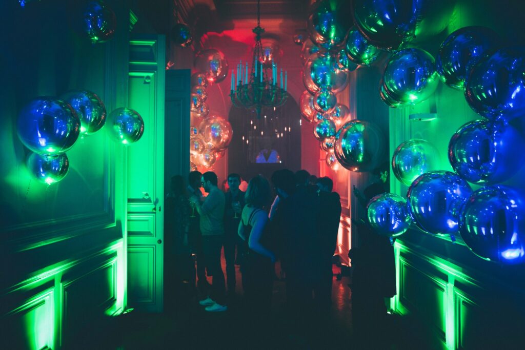 Le couloir à bulles de la Villa Schweppes 2018 à Paris