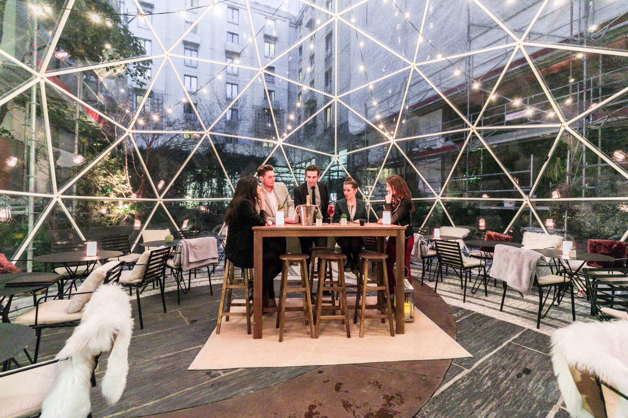La bulle d'hiver de l'hôtel Novotel Paris les Halles - Photo 5