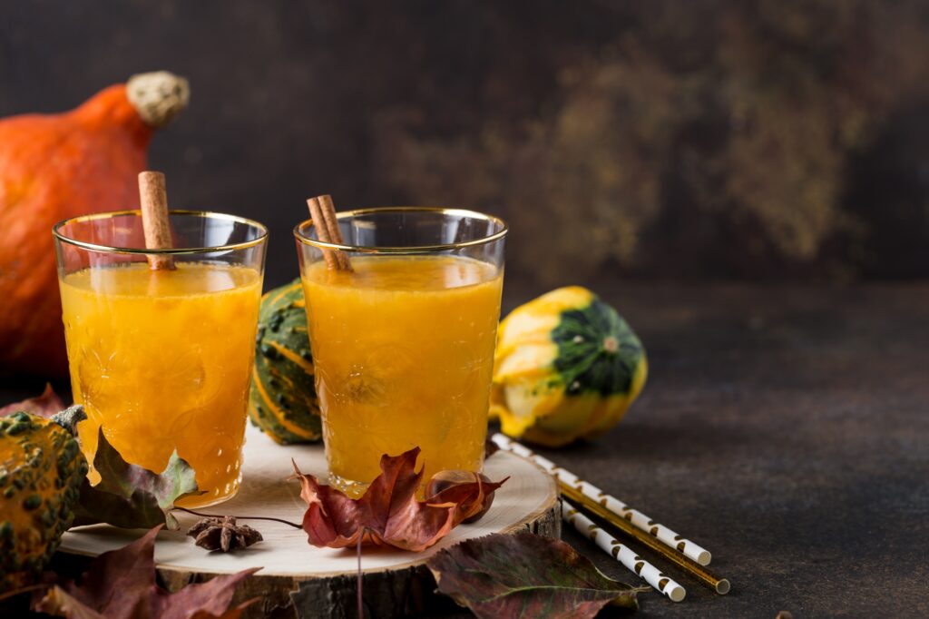 Le Pumpkin Punch, un cocktail d'Halloween pour les amateurs de citrouille.