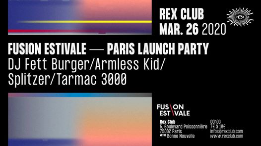 Le Fusion Estival débarque au Rex pour sa première date parisienne, le jeudi 26 mars 2020