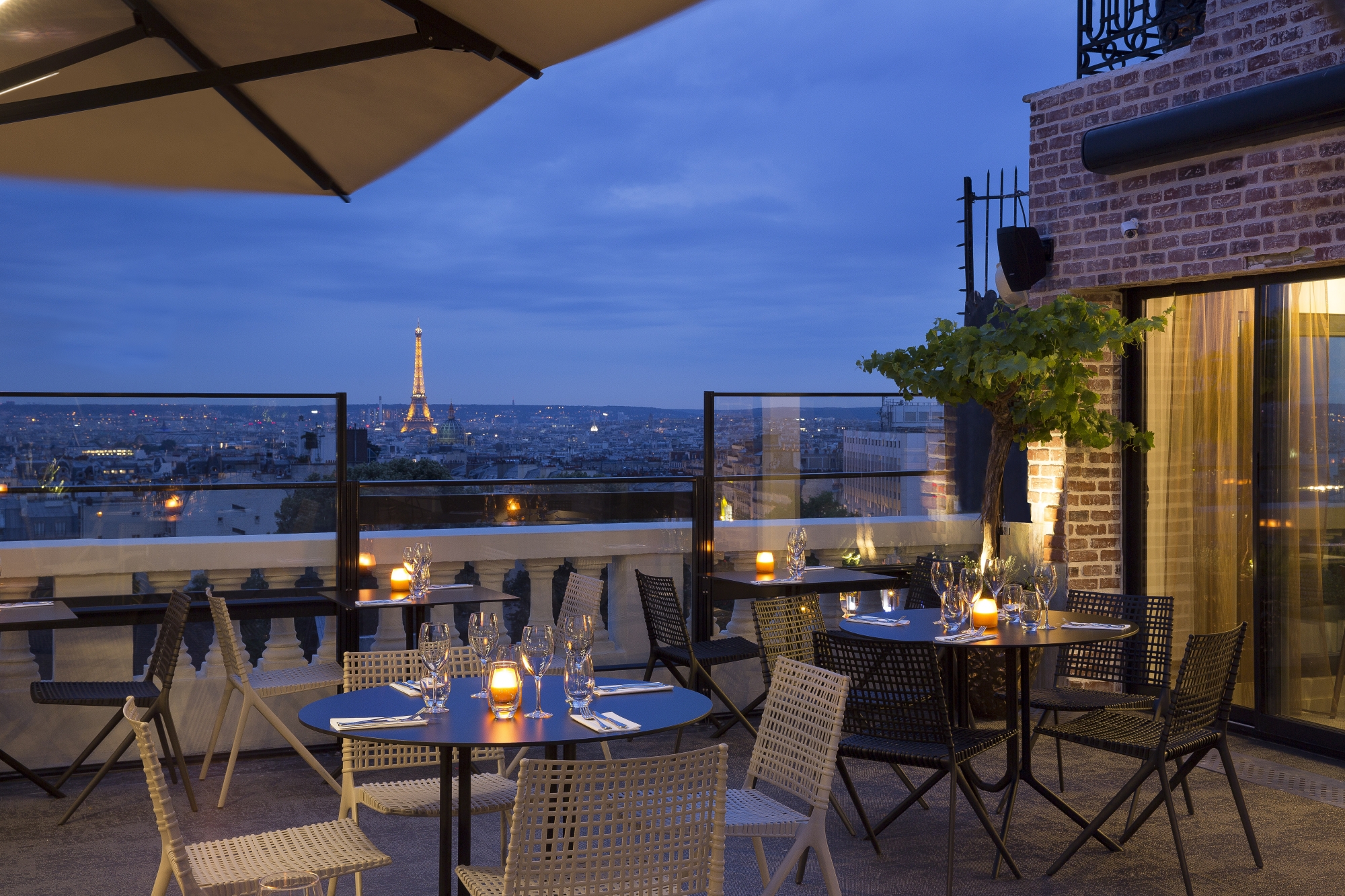Bars romantiques à Paris : le Terrass' Hôtel