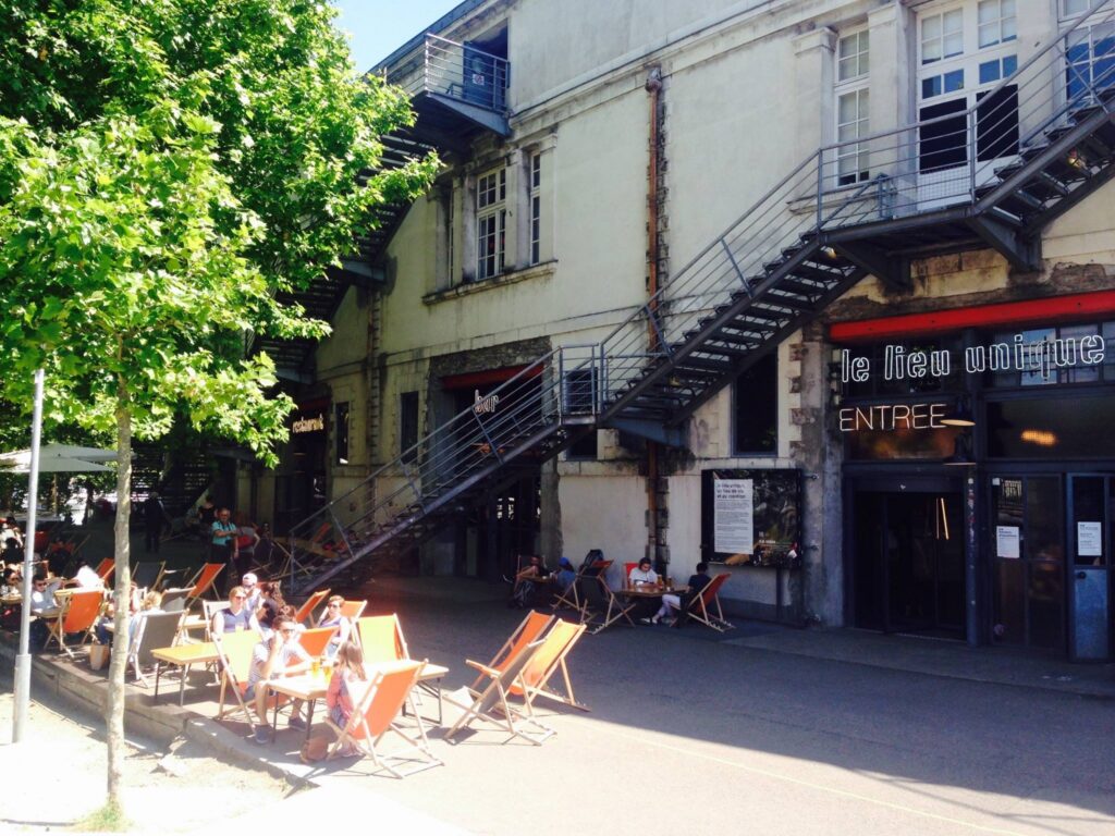 Le Lieu Unique, le bar sympa de Nantes le plus ensoleillé