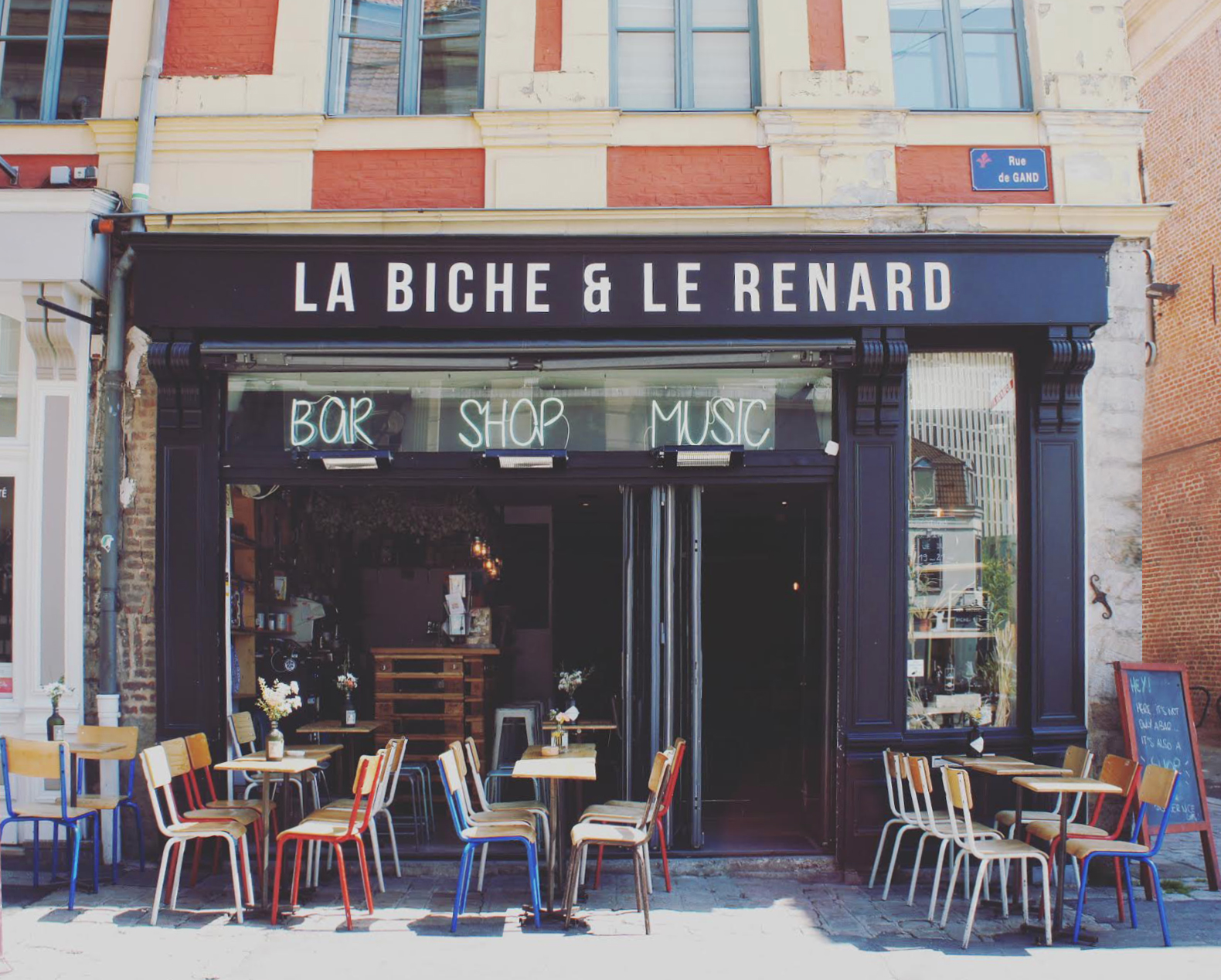 La Biche et Le Renard, un bar sympa de Lille