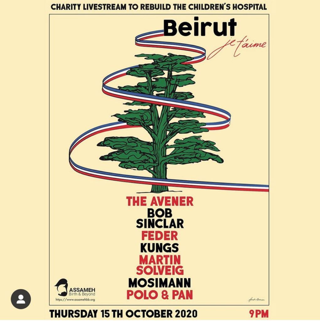 The Avener, Bob Sinclar, Kungs, Feder... tous en soutien pour Beyrouth