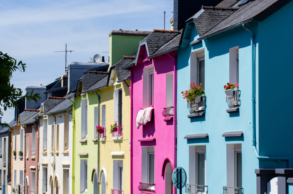 Brest et ses maisons colorées