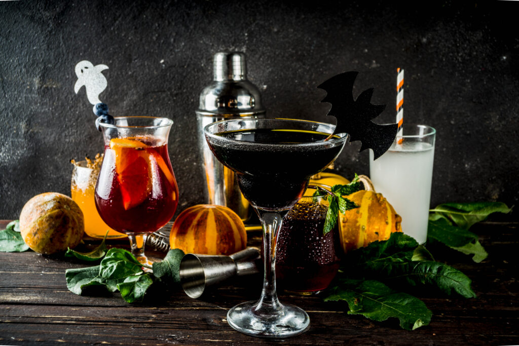 Cocktail sans alcool pour soirées d'Halloween